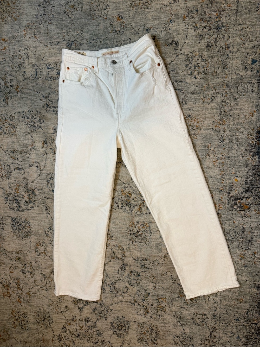 Levi's White Straight-Leg Women’s Jeans